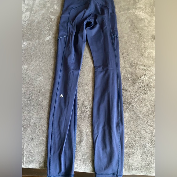 BARLEY USED lululemon fast and free leggings!! - Picture 2 of 3
